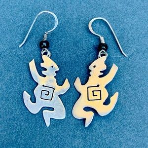 Vintage Taxco Sterling Figure Earrings